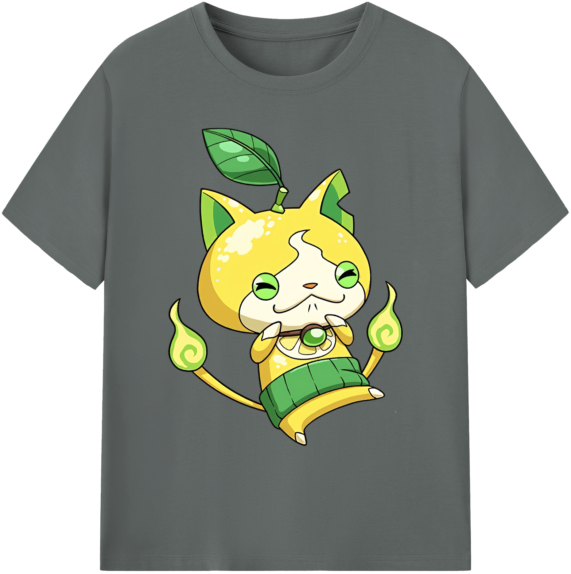 （画像用） 妖怪ウォッチ Yo-kai Watch 綿100％ メンズ半袖Tシャツ｜肌触りやわらか＆通気性